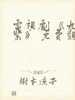 电视剧 《九重紫》 免费观看