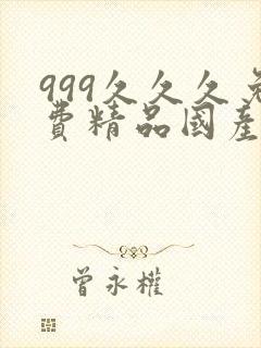 999久久久免费精品国产色夜