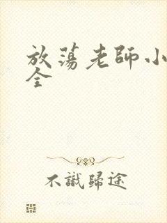 放荡老师小说大全