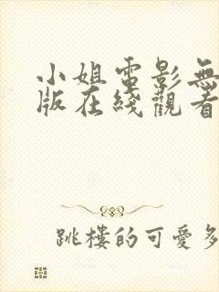 小姐电影无删减版在线观看