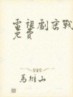 电视剧密战无声免费