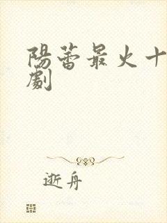 阳蕾最火十部短剧