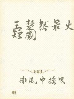 王楚然最火十部短剧封面