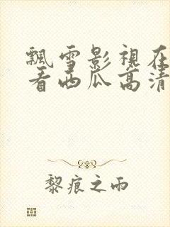 飘雪影视在线观看西瓜高清免费版