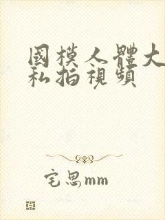 国模人体大尺度私拍视频封面