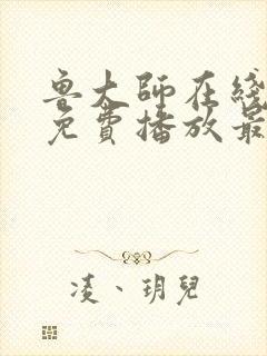 鲁大师在线观看免费播放最新电影