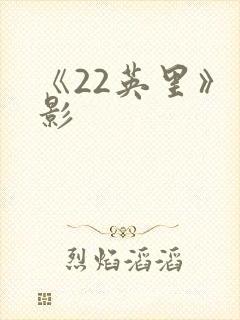 《22英里》电影