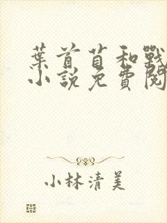 叶首苜和战承胤小说免费阅读