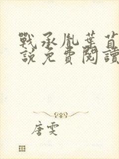 战承胤叶苜苜小说免费阅读