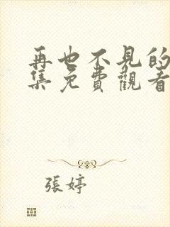 再也不见的爱全集免费观看封面