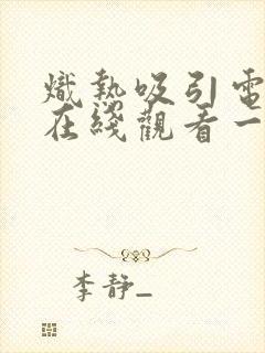 炽热吸引电视剧在线观看一共多少集封面