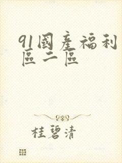 91国产福利一区二区封面