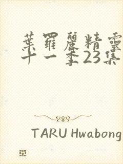 叶罗丽精灵梦第十一季23集