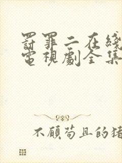 罚罪二在线观看电视剧全集免费