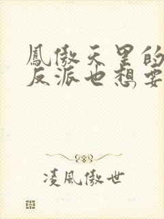 凤傲天里的黄毛反派也想要幸福小说封面