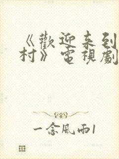 《欢迎来到麦乐村》电视剧