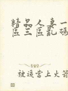 精品人妻一区二区三区乱码封面