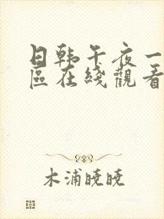 日韩午夜一区二区在线观看