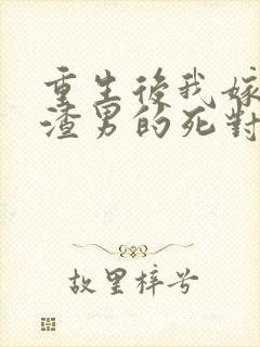 重生后我嫁给了渣男的死对头完整版