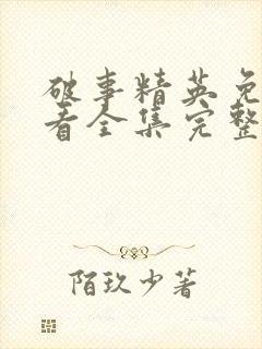 破事精英免费观看全集完整版