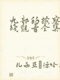 九部的检察官在线观看全集免费