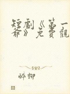 短剧《第一驸马爷》免费观看