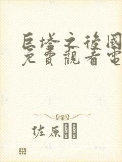 巨塔之后国语版免费观看电视剧封面