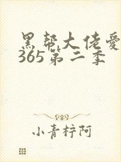 黑帮大佬爱上我365第二季