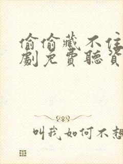 偷偷藏不住广播剧免费听资源