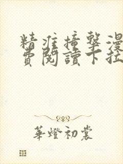 精准撞击漫画免费阅读下拉式