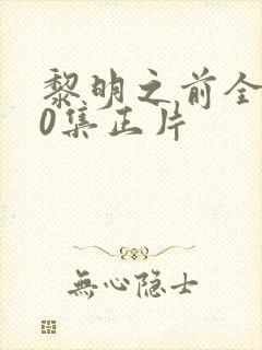 黎明之前全集30集正片