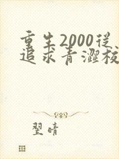 重生2000从追求青涩校花同桌最新