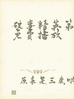 破事精英第二季免费播放封面