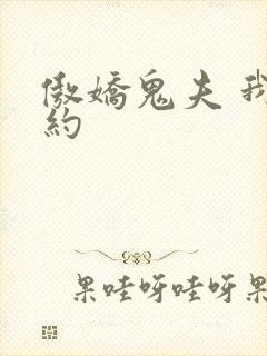 傲娇鬼夫 我不约封面