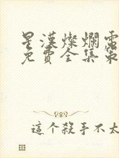 星汉灿烂电视剧免费全集策驰影院封面