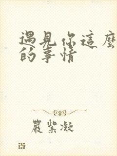 遇见你这么美好的事情