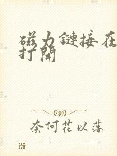 磁力链接在哪里打开