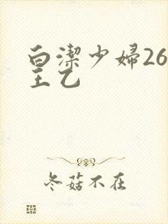 白洁少妇26章王乙封面