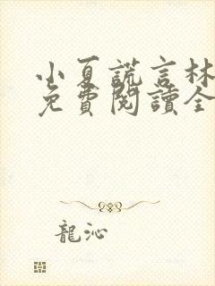 小夏谎言林栖月免费阅读全文最新章