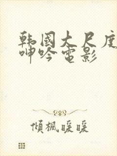 韩国大尺度做爰呻吟电影