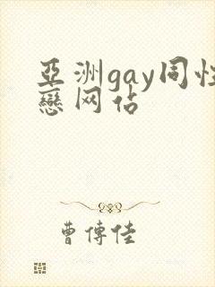 亚洲gay同性恋网站封面