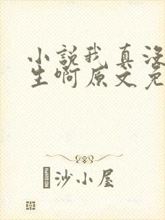 小说我真没想重生啊原文免费阅读封面