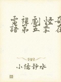 电视剧 怪奇物语第五季 在线观看