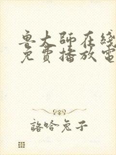 鲁大师在线观看免费播放电视剧最新