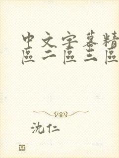 中文字幕精品一区二区三区av