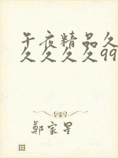 午夜精品久久久久久久久99