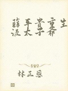 薛平贵重生之风流太子爷