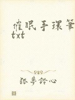催眠手环笔趣阁txt