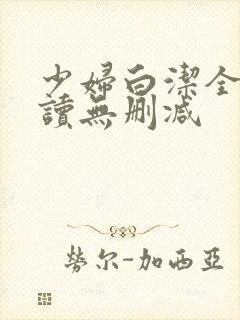 少妇白洁全文阅读无删减