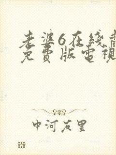 老婆6在线观看免费版电视剧